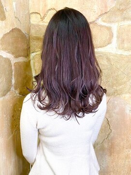 イチゴイチ(151e) 【151e_戸塚】*３Dインナーカラー+ペールラベンダー*