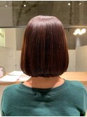 艶カラー×ボブスタイル