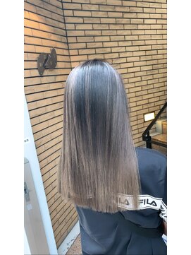 ラフ 難波店(LAFF) #黒髪#ボブルフ#ネビージュ#小顔#ワンレン