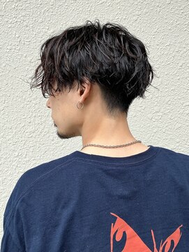 サップ 茨木店(Sup) 【Sup】前下がりセンターパートツイストスパイラルパーマ