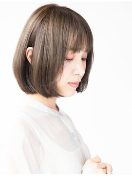 ズッソ アヴェダ 熊本店(ZUSSO AVEDA) アヴェダveganカラー《透明感》丸みボブ 熊本鶴屋百貨店