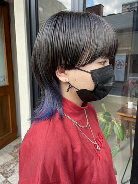 ヘアー アイス ルーチェ(HAIR ICI LUCE) マッシュウルフ ウルフヘア/山中