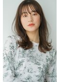 小顔ワンカールレイヤーロング×メルティカラー[横浜駅]