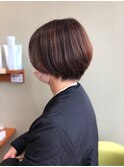新春の大人ショートボブ
