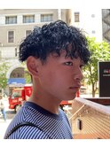 六甲メンズパーマツイストスパイラルツイスト眉毛ニュアンス三宮