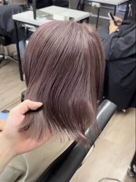 ヴィフ 大船(VIF) 切りっぱなしボブ外ハネ大船駅鎌倉ハイトーンケアブリーチ