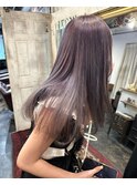シアーパープル/渋谷美容室TLONY/艶ハイトーン