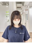 切りっぱなし中明度グレージュ