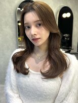 シティ(CITY)&nbsp;韓国ヘア レイヤーカット くびれヘア カーテンバング 表参道