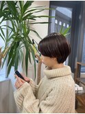 マッシュショート丸みショート