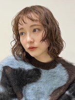 ノイ(noi) 顔周りレイヤーカットくびれヘアミルクティーベージュカラー