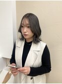 オリーブカラー インナーカラー