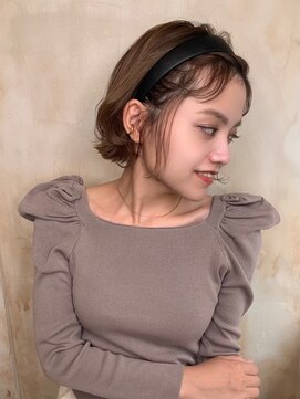 ニスル センター南店(NISURU） 似合わせカット/大人ガーリー/ダークアッシュ/着物/センター南