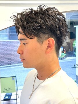 ラレイ ハラジュク(Lalei harajuku) 【白石】毛流れパーマ/ニュアンスパーマ/刈り上げ