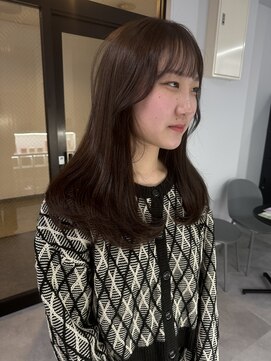 ナンバー 竪町(number+) 20代30代大人可愛い韓国風ヘアスタイルＣカール内巻きブラウン