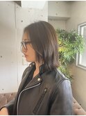 外ハネボブ×縮毛矯正×オーガニックカラー