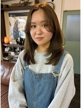 コレット ヘアー 大通(Colette hair) オリーブベージュ × レイヤースタイル
