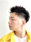 ローフェード スパイキーショート