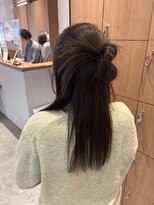 エル バイ ゼノン ビューティー(L by ZENON BEAUTY)&nbsp;オリーブカラー韓国カチモリ簡単スタイリング