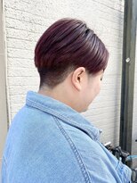 モリオ フロム ロンドン 成増店&nbsp;【morio成増/一戸】刈り上げショートチェリーレッド