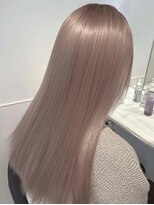 ネハス(nehus.)&nbsp;ミルクティー/ブリーチ/レイヤーカット/ウルフカット