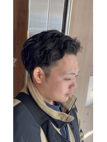 アヴァンス 天王寺店(AVANCE.) アップバング×無造作パーマ