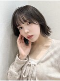 ミニボブレイヤー/レイヤーカット/ショートボブ/顔周り韓国/立川
