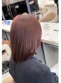 ブリーチなしダブルカラー カシスブラウン