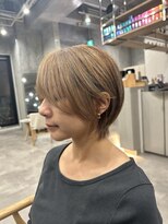 ウル ララス 二子玉川(uru laras)&nbsp;小顔ショートハイトーンミルクティー
