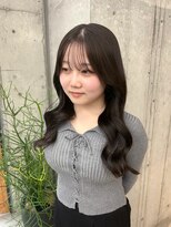 オムズポカ 栄矢場町店(OM's poka)&nbsp;シアーグレージュ/グレージュカラー/透明感カラー/暗髪カラー