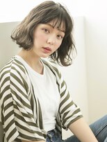 クラン(CLAN)&nbsp;グレージュ切りっぱなしボブ