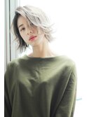 ホワイトアッシュボブ【56hair 戸越銀座】