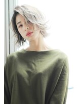 ゴロクヘアー(56 hair) ホワイトアッシュボブ【56hair 戸越銀座】