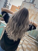 ネウィ グランデ 横浜(newi grande) ハイライトグラデーション シアーカラー 透け感 外人風カラー