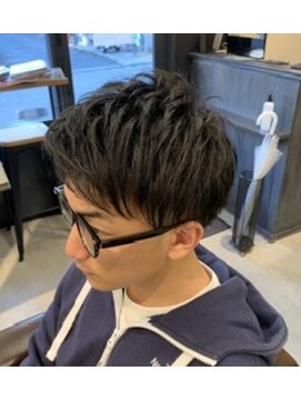 クフィア メンズヘアー カンポ 難波店(CUFFIA MEN'S HAIR CAMPO) <メンズ>束感ショート×アップバング/ベリーショート