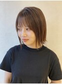 シースルーバング/前髪/切りっぱなし/ボブ/MARINA