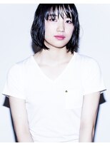 スウィッチ(Switch)&nbsp;襟足スッキリ大人可愛いショートぷつっと結べるボブ透け感バング