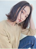 20代30代外ハネ大人 ナチュラルボブ 