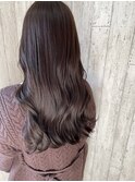 【ミナミ】ダークブラウン×ゆるふわロング