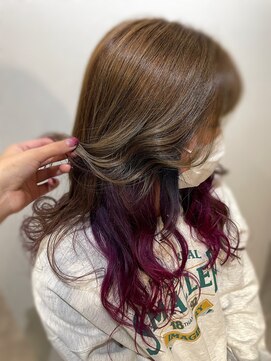 アンブロックス(&Block's) インナーカラー、ギャラクシーカラー