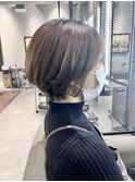 ［BayShoreNY］２wayショートボブ×シアーグレージュ