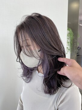 カッツ 駅家店(CUT S) ラベンダー×ラベージュ