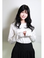 アディクト 東陽町西口(addict)&nbsp;美髪モテ系ゆるふわロング＿ダークブラウン＿ロング［東陽町］