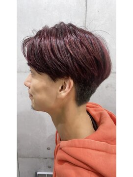 ネウィ 池袋(newi) ☆ピンクメッシュカラー☆ベビーピンク/ツーブロック