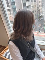 ディッシュ 五反田(dish)&nbsp;五反田駅美容室☆バレイヤージュ/ハイトーンベージュ