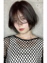 リークフー(Ree cu fuu)&nbsp;アンニュイな長め前髪がポイント　ボブ