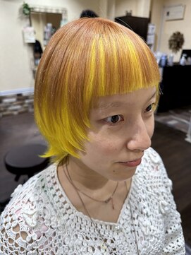 サムブリッジ(SOMEBRIDGE) ビタミンカラー アンブレラカラー ショートウルフ (SOMEBRIDGE)