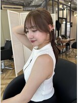 お色気小顔後れ毛カット