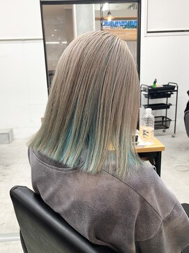 ペスカ 長町南店(pesca) みずいろ × ホワイトベージュ (2bleach) OIKAWA