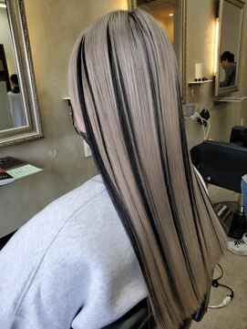 アムロードヘア(Amouroad hair) 染めない！！プルエクステでデザインカラー